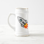 Cartoon Space Rocket Bierpul (Links)