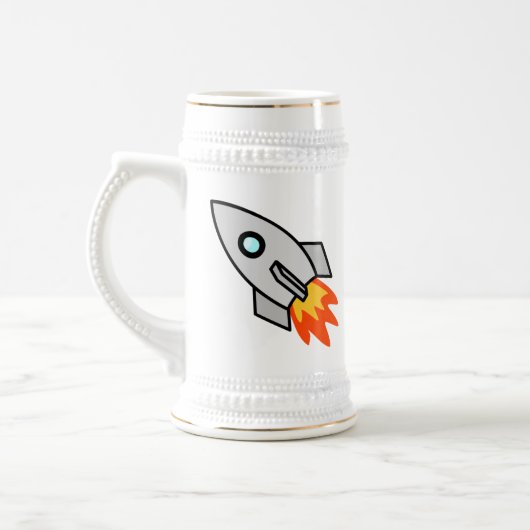 Cartoon Space Rocket Bierpul (Links)
