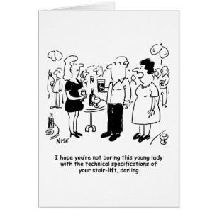 Cartoon specificaties van de trap.