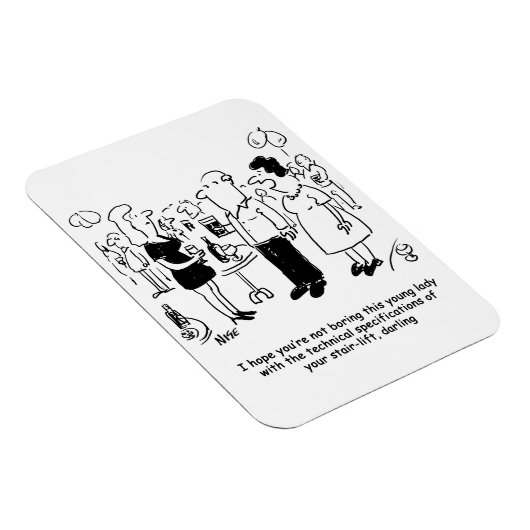 Cartoon specificaties van de trap. magneet (Rechterzijde)