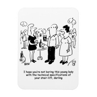 Cartoon specificaties van de trap. magneet