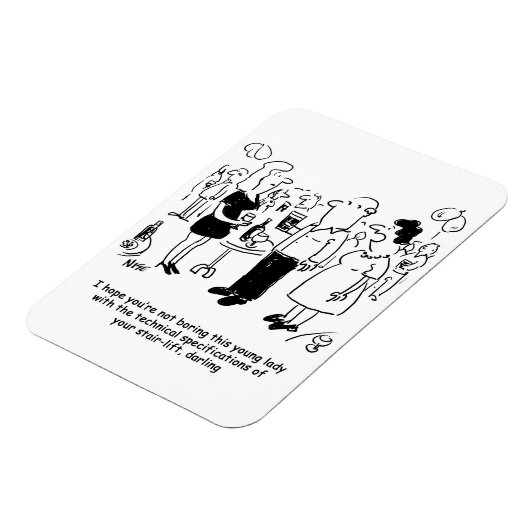 Cartoon specificaties van de trap. magneet (Linkerzijde)