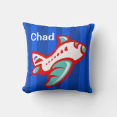 Cartoon Speelgoed | rood blauw Kussen (Voorkant)