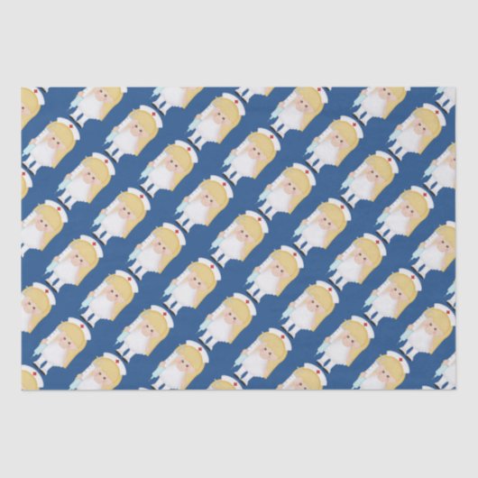 Cartoon Speelgoedpapier voor verpleegsters Tissuepapier (Voorkant)