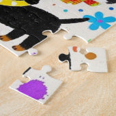 Cartoon speelse puppies legpuzzel (Zijkant)