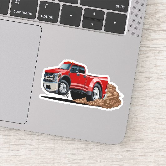 Cartoon spier pick-up sticker (Detail)