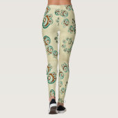 Cartoon Spiraal Beer Karakter Leggings (Achterkant)