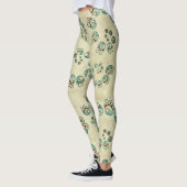 Cartoon Spiraal Beer Karakter Leggings (Links)