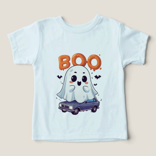 Cartoon spook Halloween kinderontwerp 👻 (Design voorkant)