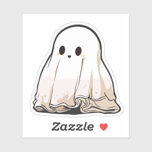 Cartoon spook sticker (Vel)