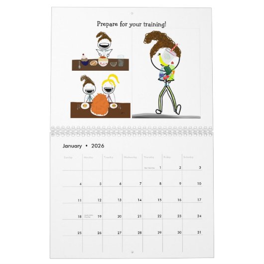 cartoon Sport Agenda 2013: Athletic Kalender (Jan 2026)