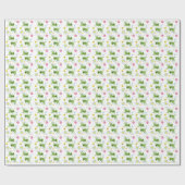 cartoon sprinkhaan cadeaupapier (Vlak)