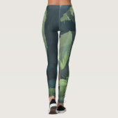 Cartoon Sprookjesbos landschap . Leggings (Achterkant)