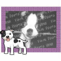 Cartoon Staffordshire Bull Terrier