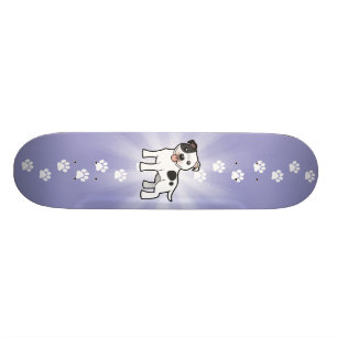 Cartoon Staffordshire Bull Terrier Skateboard