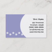 Cartoon Staffordshire Bull Terrier Visitekaartje (Achterkant)