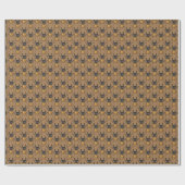 Cartoon Stag Kever Wrapping Paper Cadeaupapier (Vlak)