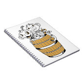 Cartoon stammenaap notitieboek (Rechterzijde)