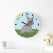 Cartoon Standard Schnauzer Clock Grote Klok (Huis)