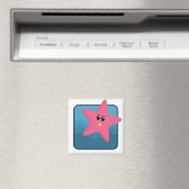 Cartoon Starfish Magneet (Insitu (Vaatwasser))