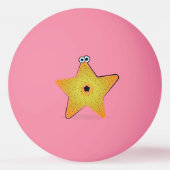 Cartoon Starfish Pingpongbal (Achterkant)