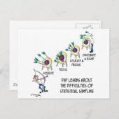 Cartoon statistiek 9225 briefkaart (Voorkant / Achterkant)