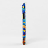 Cartoon Sterrennacht Kunst Case-Mate iPhone Case (Achterkant/rechts)