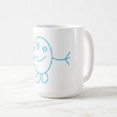 Cartoon Stick Man Mok (Voorkant rechts)