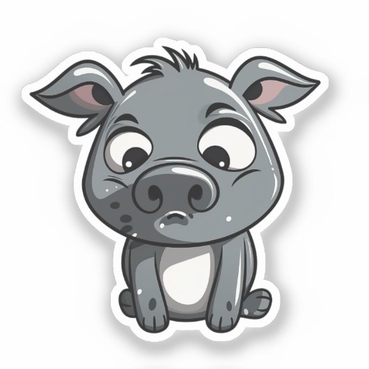 Cartoon Sticker (Voorkant)