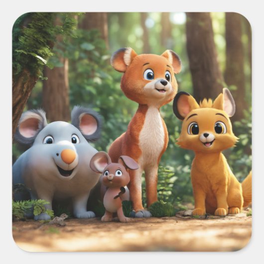 Cartoon Sticker (Voorkant)