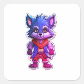 Cartoon Sticker - Leuk en kleurrijk (Voorkant)