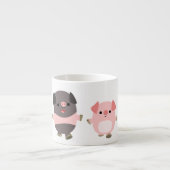 Cartoon stijgt op een Walk Espresso-Mok Espresso Kop (Voorkant)