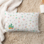 Cartoon-stijl Cacti veelkleurige Polka Dots Kussen (Deken)