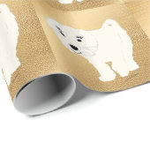 Cartoon stijl Maltees Cadeaupapier (Rol Hoek)