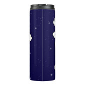 Cartoon stijl Super Dad Thermosbeker (Achterkant)