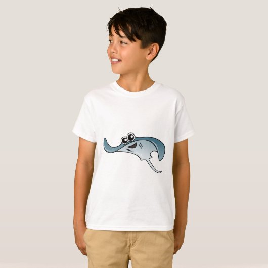 Cartoon Stingray T-shirt (Voorkant volledig)