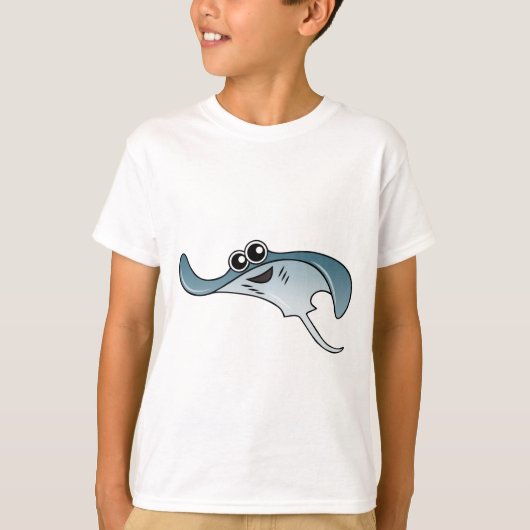 Cartoon Stingray T-shirt (Voorkant)