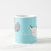 Cartoon Stingrays Koffiemok (Center)