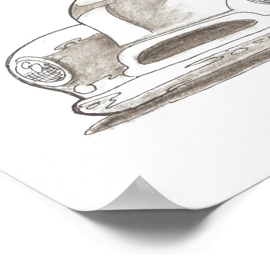 Cartoon Street Rod Posters (Hoek)