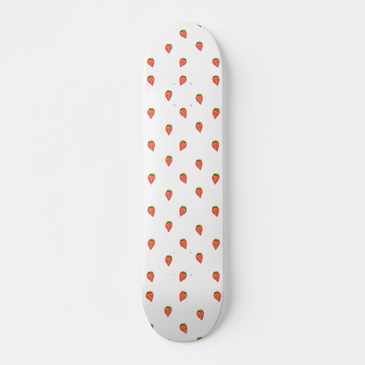 Cartoon Style Aardbery Pattern Persoonlijk Skateboard (Voorkant)