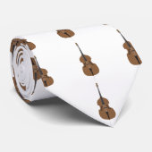 Cartoon Style Double Bass Stropdas (Opgerold)