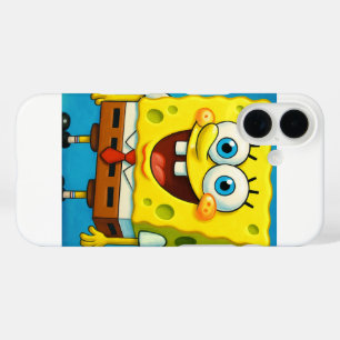 Cartoon Style Fun Yellow Character iPhone 16 Hoesj Hoesje