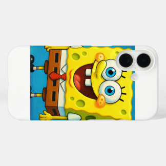 Cartoon Style Fun Yellow Character iPhone 16 Hoesj Hoesje