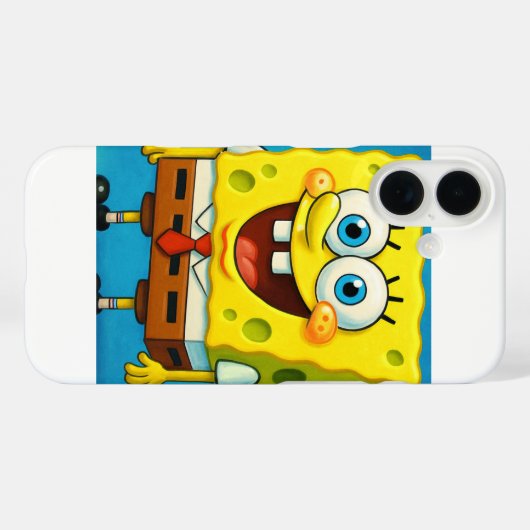 Cartoon Style Fun Yellow Character iPhone 16 Hoesj Case-Mate iPhone Case (Achterkant (horizontaal))