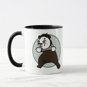 CARTOON STYLE GRIZZLY BEER MIME RINGER MOK
