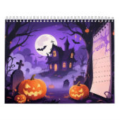 Cartoon-style Halloween art Kalender (Hoes)