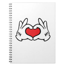Cartoon Style Hand Love Heart