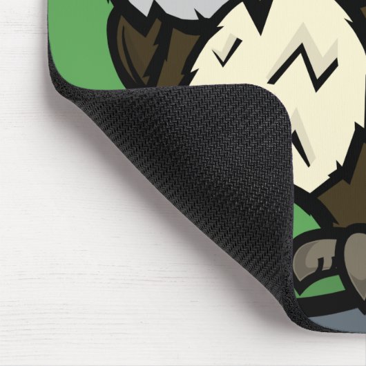 CARTOON STYLE OWL VERTICALE MUISMAT (Hoek)