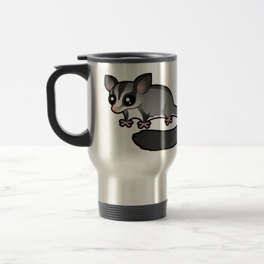 Cartoon Sugar Glider Reisbeker (Links)