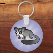 Cartoon Sugar Glider Sleutelhanger (Voorkant)